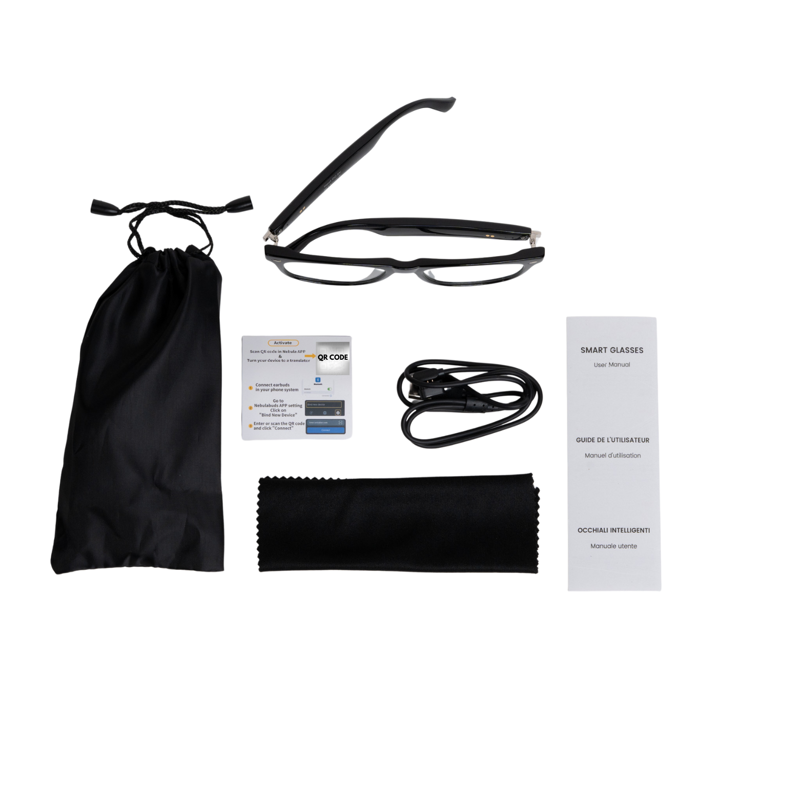 SENBONO Smart Touch AI Translator Audio Glasses