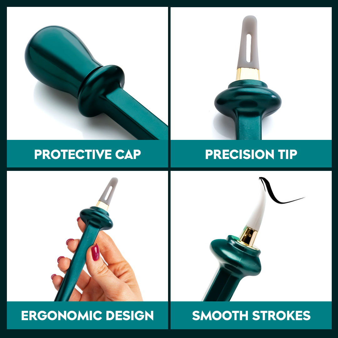 Green Silicone Eye Liner Tool