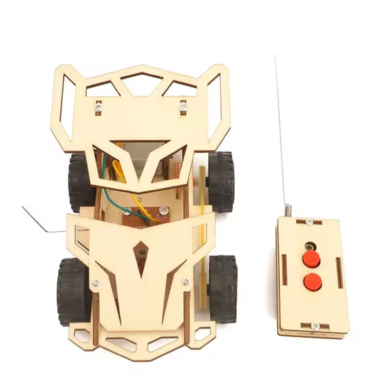 STEM Toys Wooden Building Kit: Wireless Remote Car