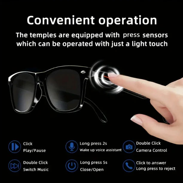 SENBONO Smart Touch AI Translator Audio Glasses