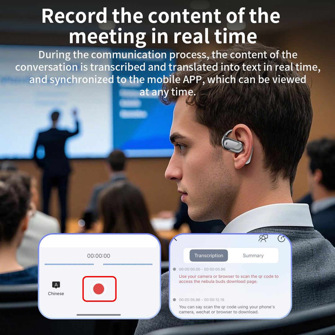 YYK-Q16-H3AI Translation Earphones