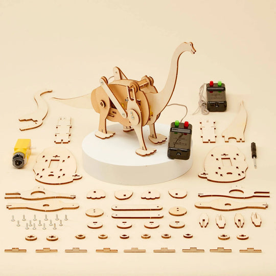 STEM Toys Wooden Building Kit: Brachiosaurus robot