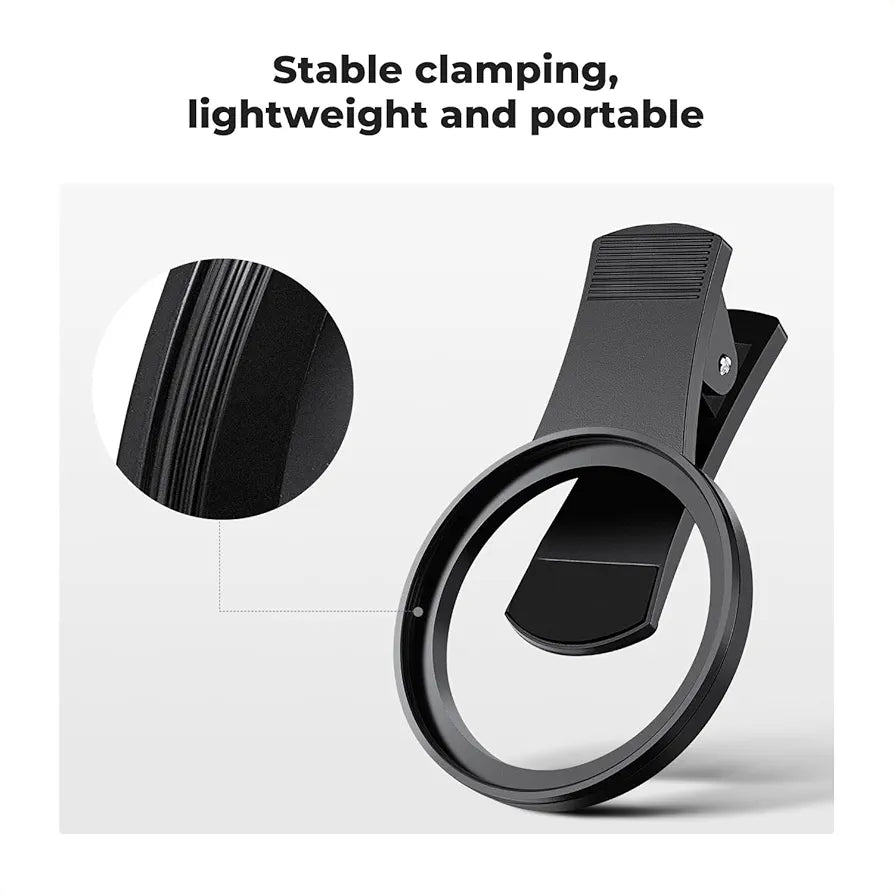 52mm CPL Filter Kit: Anti-reflection Portable Smartphones Lens Accessory (Circular Polarizer)
