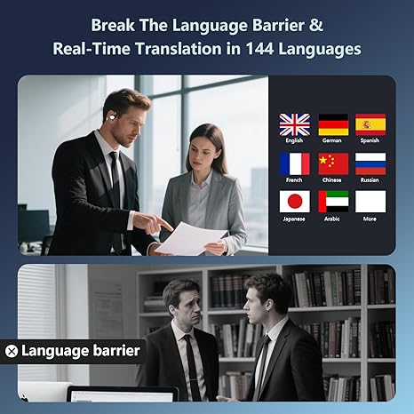 YYK-Q39 AI Language, 5-in-1 Translator earbuds.