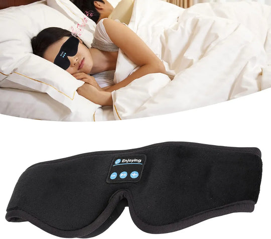Sleep Better, Anywhere — Soft Wireless Bluetooth Eye Mask