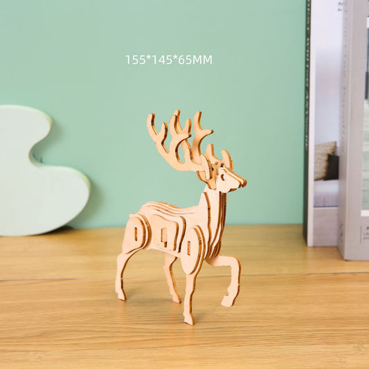 STEM Toys Wooden Architecture Kit: Sika Deer