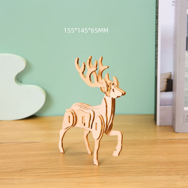 STEM Toys Wooden Architecture Kit: Sika Deer