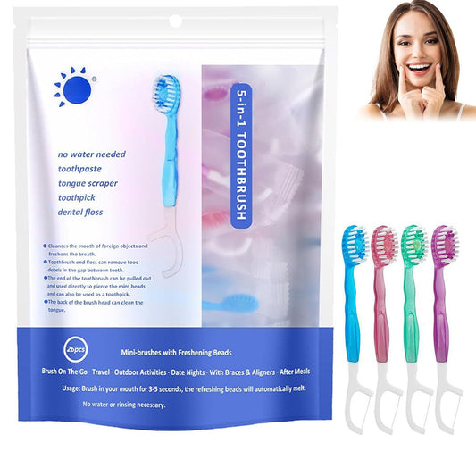 PREPASTED TOOTHBRUSH