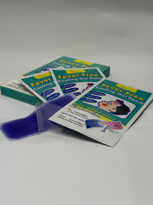 Skivvy Cooling Patch – Instant Fever & Migraine Relief with Color-Changing Technology (4 patches)