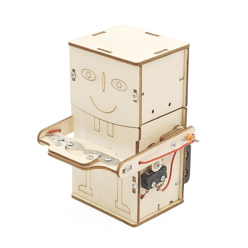 STEM Toys Wooden Building Kit: Coin Swallowing Robot