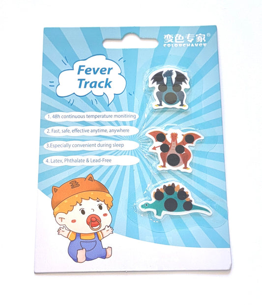 Stick-On Cartoon Fever Stickers Forehead