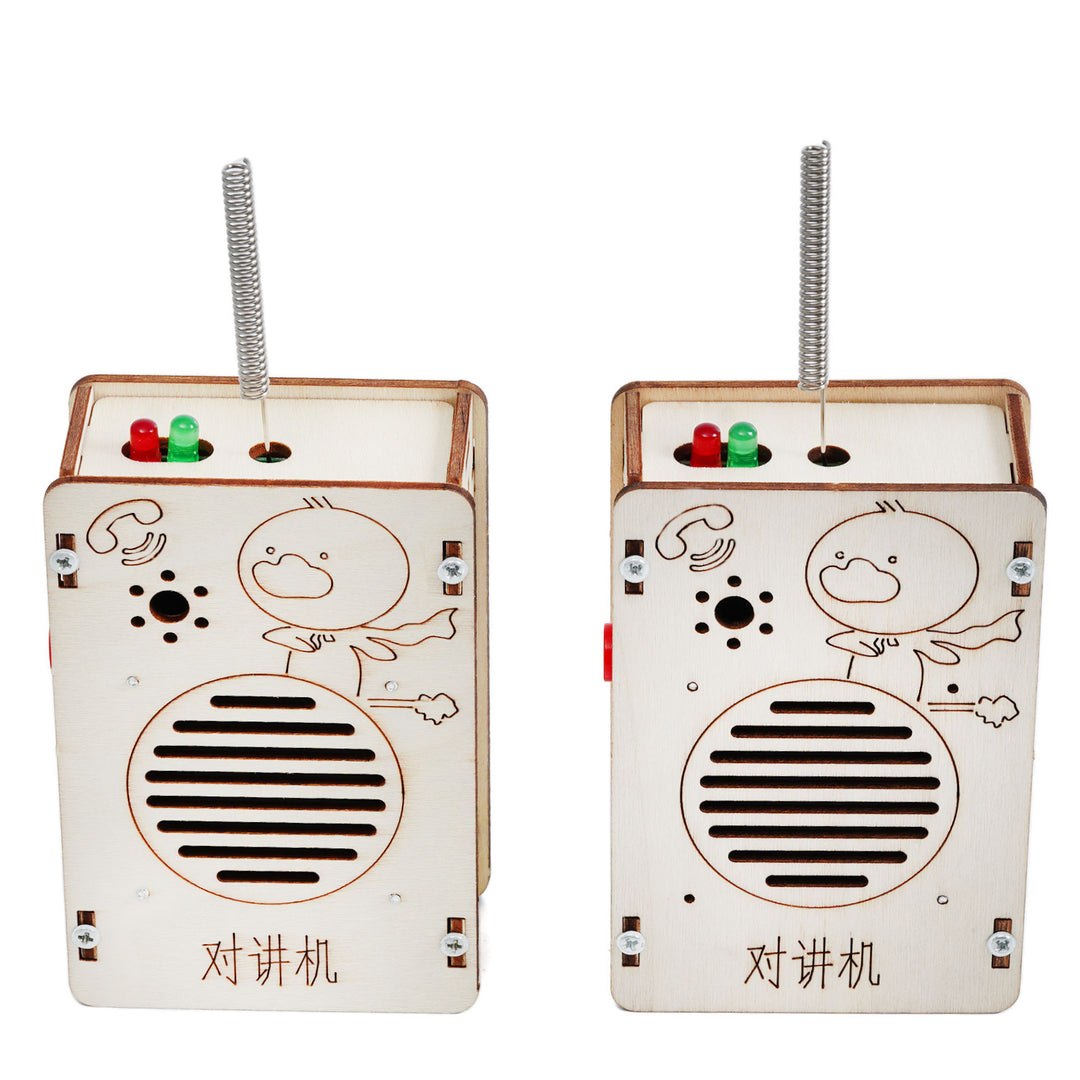 STEM Toys Wooden Building Kit: DIY Walkie-Talkie