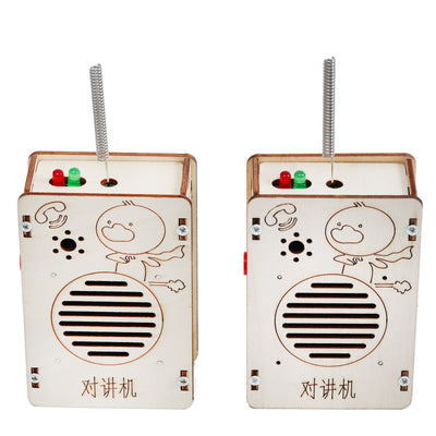 STEM Toys Wooden Building Kit: DIY Walkie-Talkie