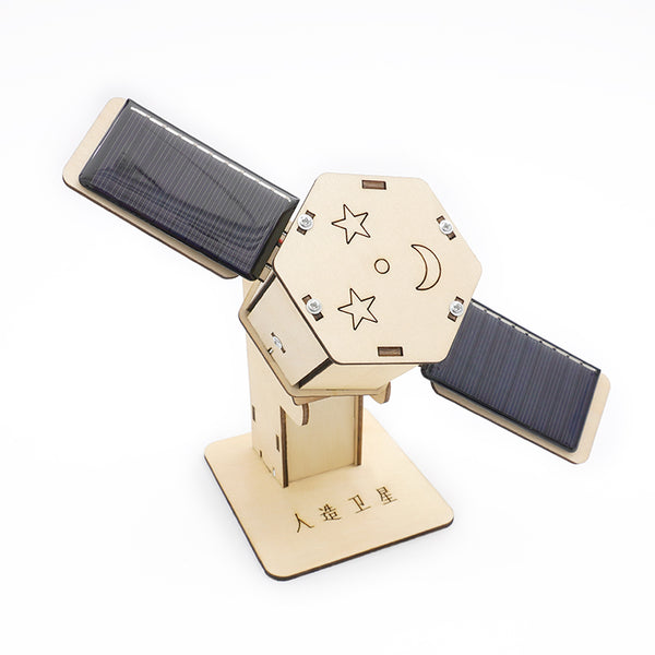 Artificial Satellite STEM Wooden Building Kit