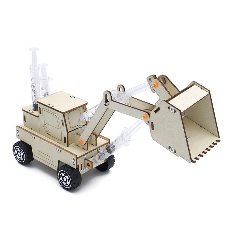 STEM Toys Wooden Building Kit: Hydraulic Loader