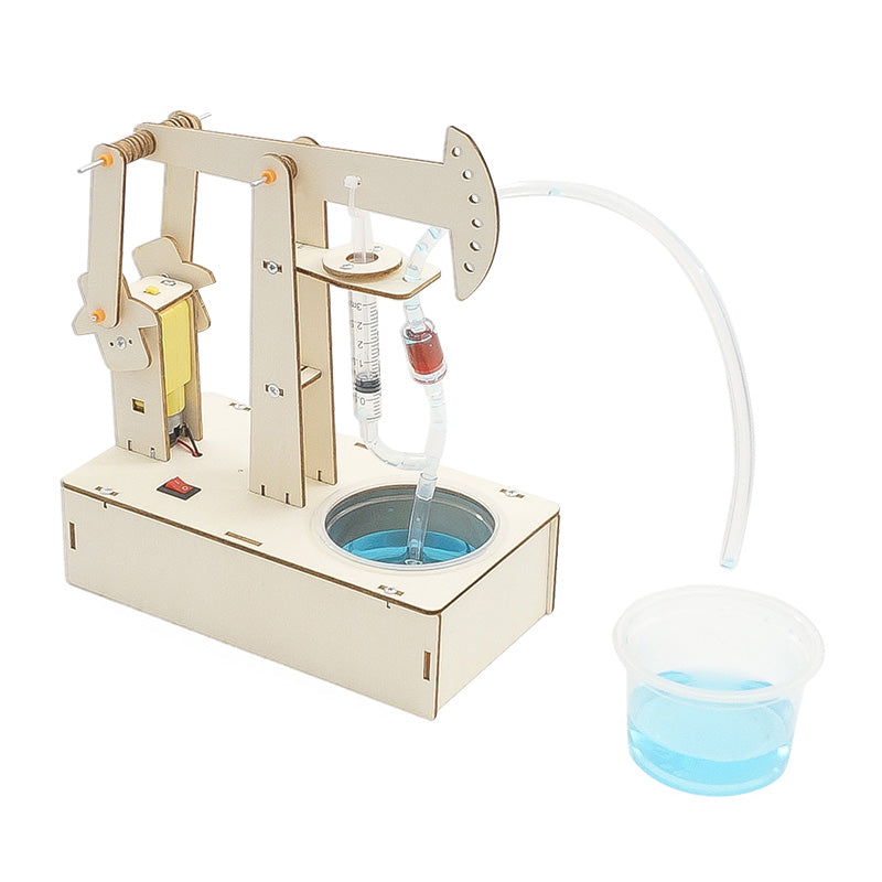 STEM Toys Wooden Building Kit: Oilfield Pumping Unit