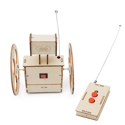 STEM Toys Wooden Building Kit: Remote Control Balancing Robot