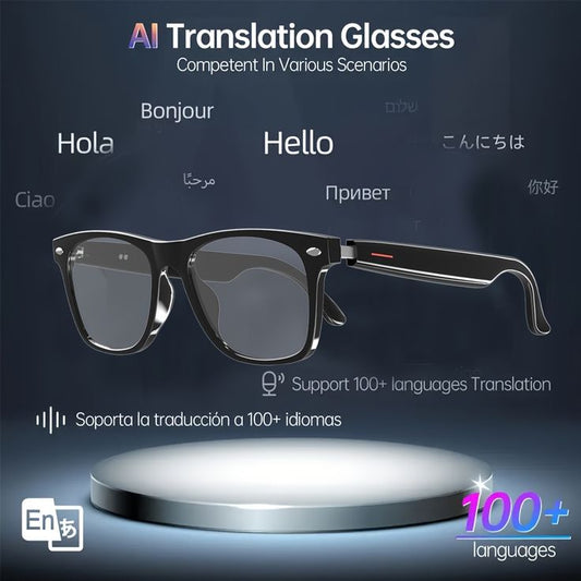 SENBONO Smart Touch AI Translator Audio Glasses