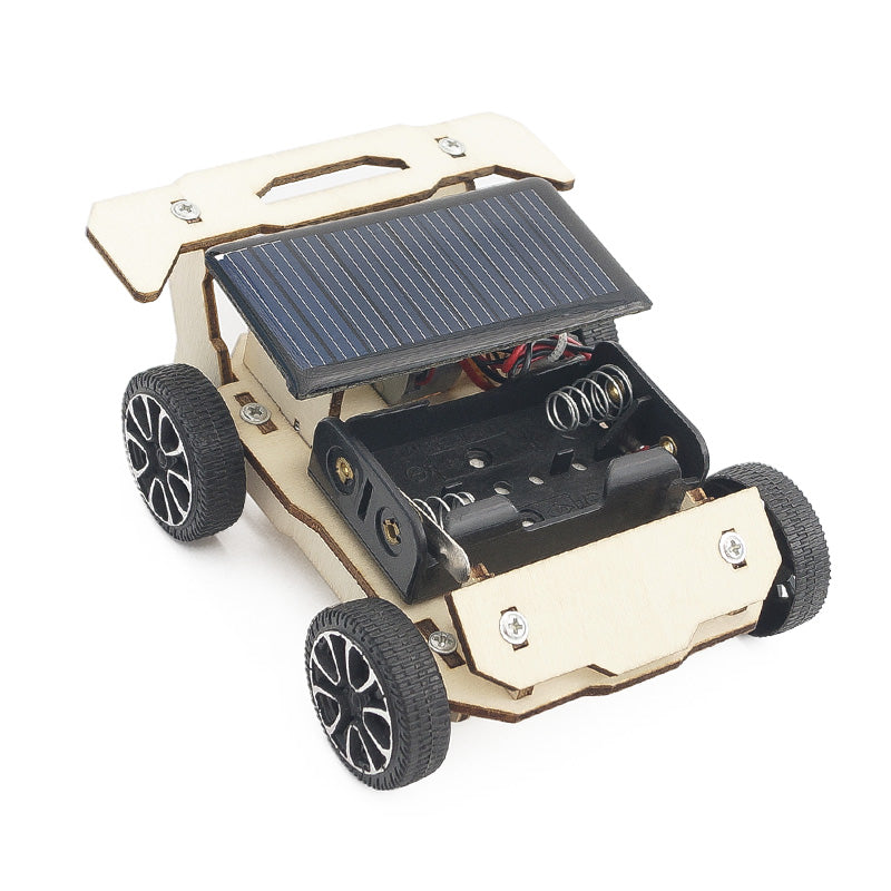 STEM Toys Wooden Building Kit: Solar Car