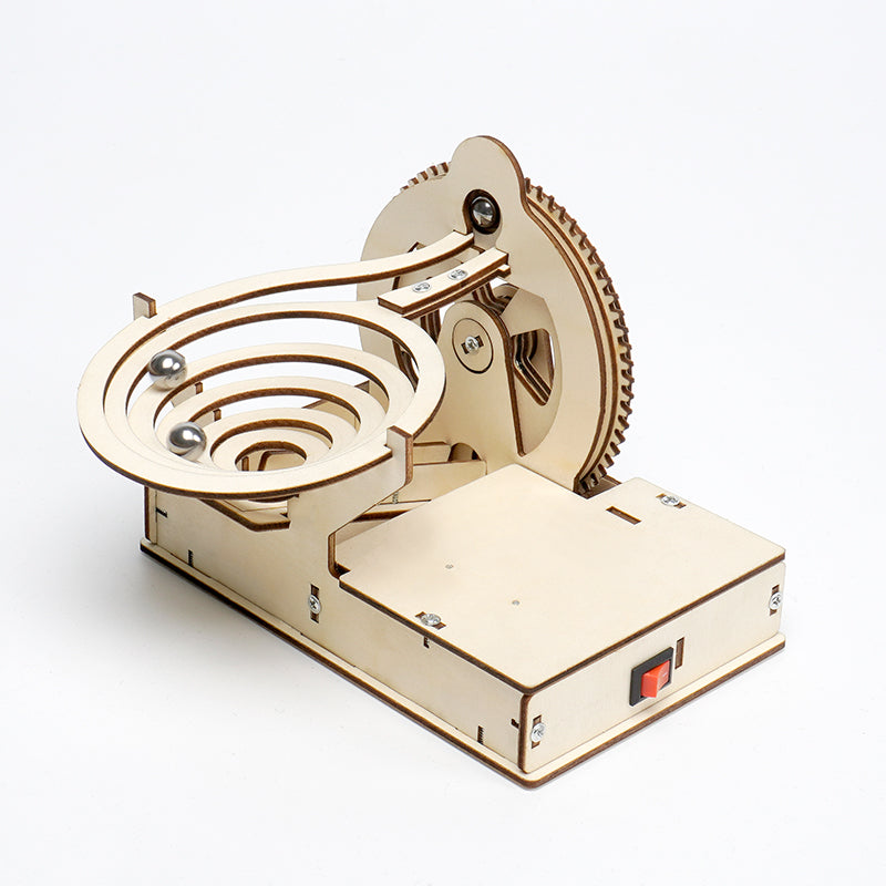 STEM Toys Wooden Building Kit: Steel Ball Slide