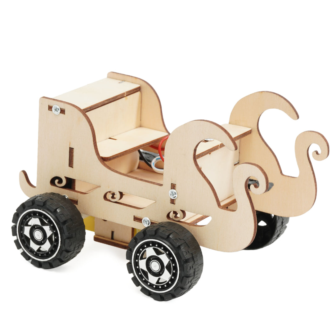 STEM Toys Wooden Building Kit: Voice-Controlled Car