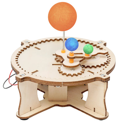 STEM Toys Wooden Building Kit: Electric Three Spheres Instrument