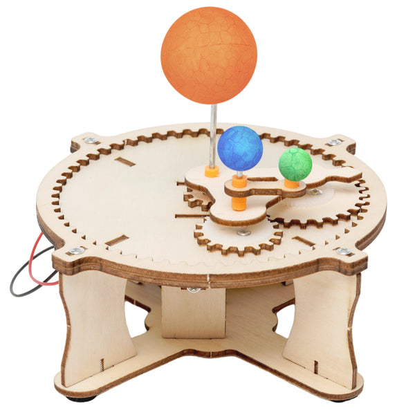 STEM Toys Wooden Building Kit: Electric Three Spheres Instrument
