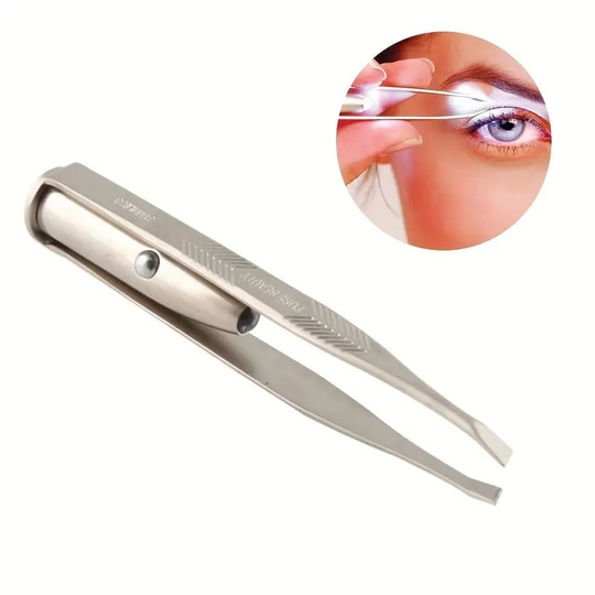 Eyebrow Tweezer with LED