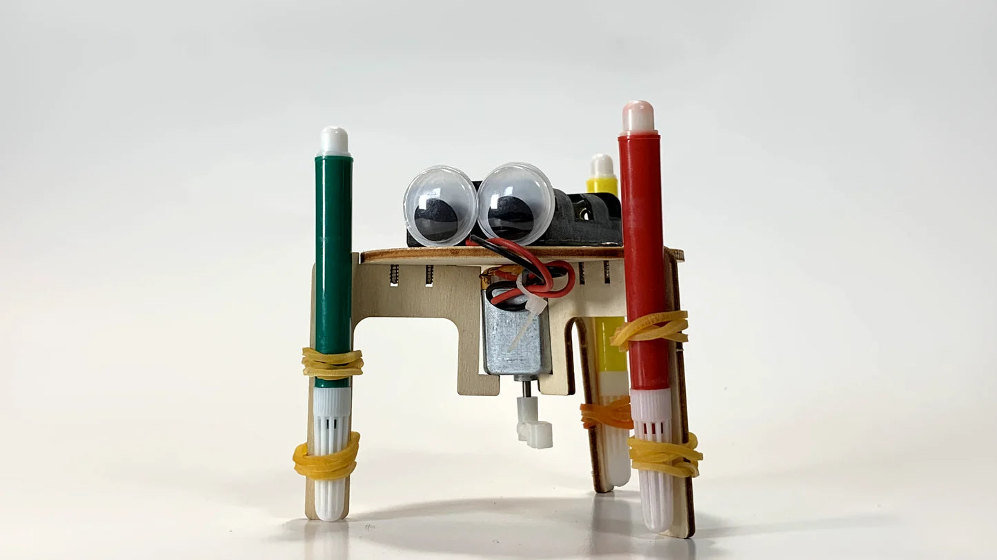 STEM Toys Wooden Building Kit: Graffiti robot