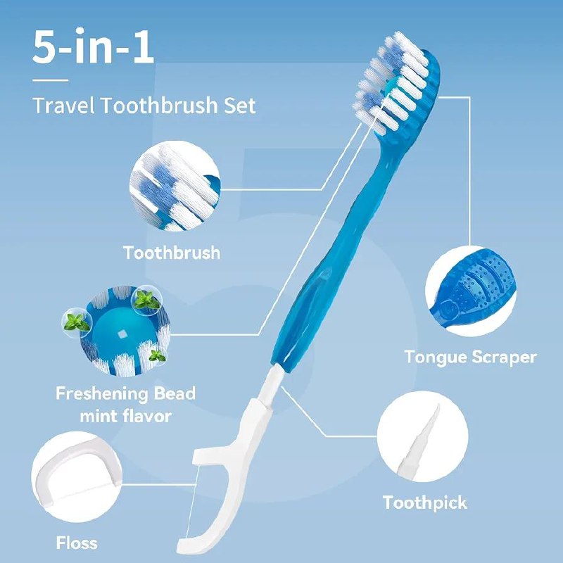 PREPASTED TOOTHBRUSH