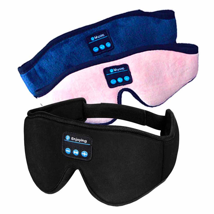 Sleep Better, Anywhere — Soft Wireless Bluetooth Eye Mask