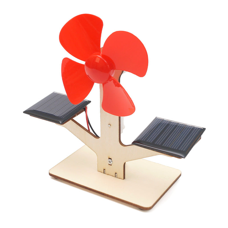 STEM Toys Wooden Building Kit: Solar Fan